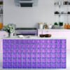 Bloque de vidrio intense Morado
