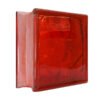 Bloque de vidrio Inyectado Rojo