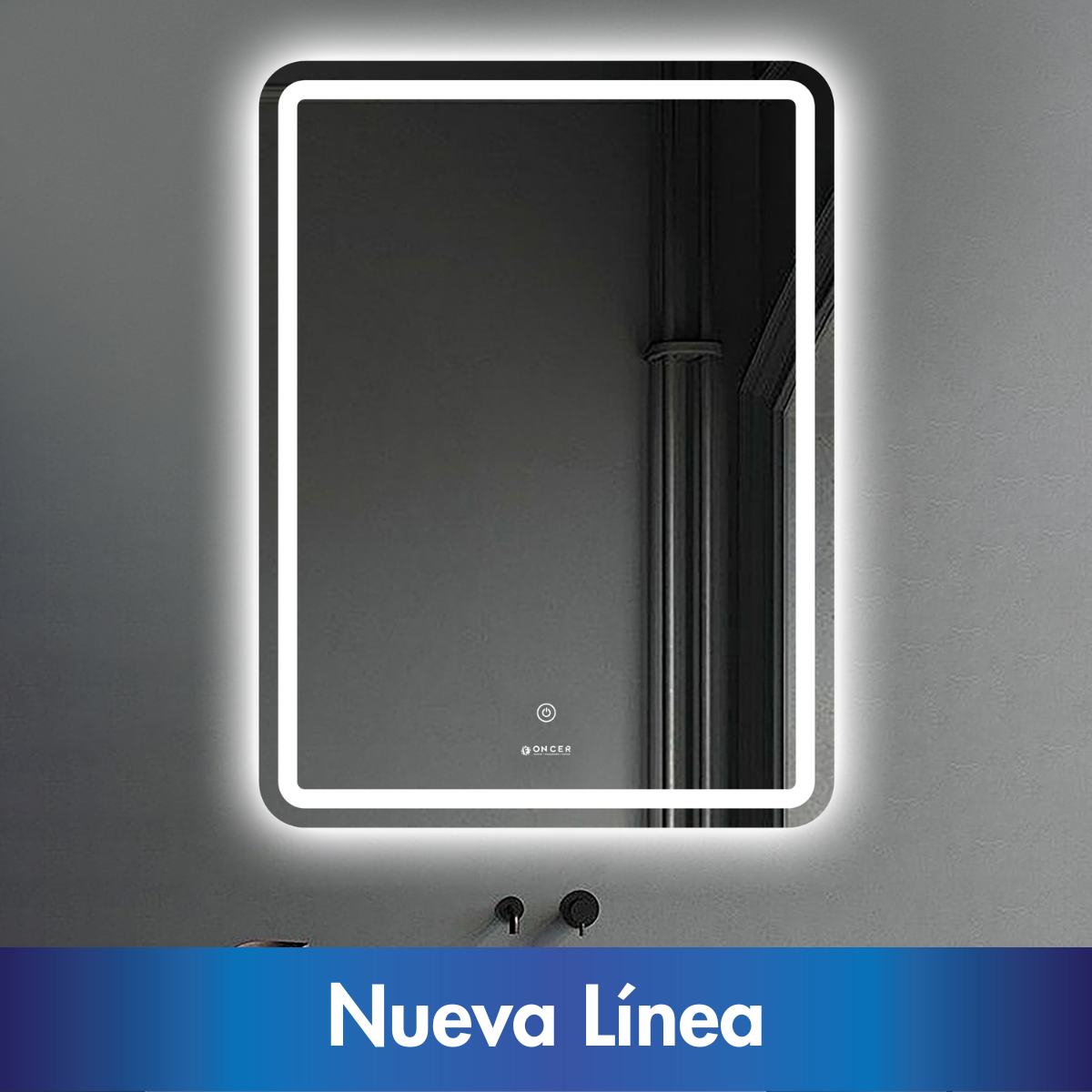 2 Espejo con Luz LED 80x60